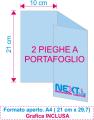 1000 Pieghevoli DIN lungo 6 facciate (A4) | Grafica INCLUSA | 219 €