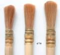 Pennelli per la decorazione ceramica serie 470 realizzati a mano.