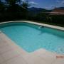 Piscina realizzata ad Albonago (Svizzera)