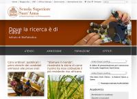 Sito di Scuola Superiore Sant'anna
