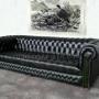 Divano Chesterfield Verde Capitonne