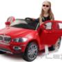 Caricato da visitatore il 26/09/2015 - MERCATO CON LICENZA BMW  con Radiocomando 2,4 Ghz e porte apribili.
Questa BMW X6 ha un look esclusivo, porte che si aprono, e logo BMW sul cofano, volante, materiali di alta qualità e lavorazione, sedile largo e imbottito,