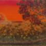 tramonto caldo-dim. 120x60-tecnica mista su tela