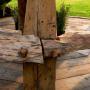 GAZEBO PARTICOLARE CHIODI IN LEGNO