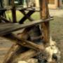 PARTIC COLONNA INTARS IN ROVERE ANTICO