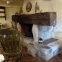 antico rovere trave camino
