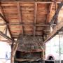 copertura tettoia barb.e in antico rovere