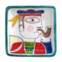 Piatto Linea Folk cm24x24