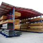 Cantilever con Tettoia