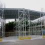 Scaffalatura con tettoia