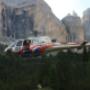 Lavoro aereo in dolomiti