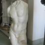 Caricato da visitatore il 24/11/2016 - TORSO VIRILE ARTE GRECA ESEGUITO IN MARMO BIANCO DI CARRARA