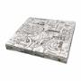 Scatola Pizza 33×33 h. 3 cm con chiusura Italiana (Occhiellata)