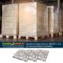 Bancale di scatole pizza cm 33×33 h. 3,5 con chiusura italiana (occhiellata)
