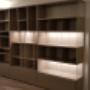 Libreria con led.