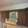 cucina in lamellare di rovere tinta