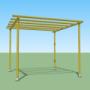 Pergola in legno