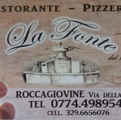 Pizzeria La Fonte Di Sartori G.