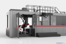 Carteratura con robot per macchina di estrusione-soffiaggio