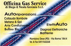 Officina Gas Service Di Geremia Diego e Nicola SRL Autofficina ed Elettrauto