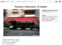Sito di Ristorante pizzeria 3 Fratelli