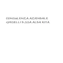 Ghiselli D.ssa Alda Rita - Consulenza Aziendale