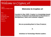 Sito di Cryptex SRL