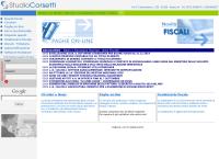 Sito di Studio Corsetti Commercialisti