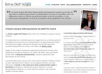 Sito di Studio Legale Dell'Acqua