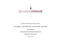 Sito di Studio Focus Medicina E Odontoiatria Srl