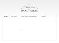Sito di Studio Legale Milione Drogo