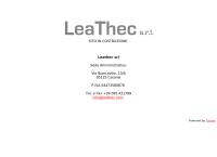 Sito di Leathec S.r.l.