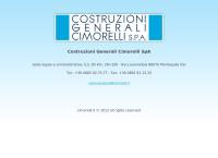 Sito di Costruzioni Generali Cimorelli S.p.a.