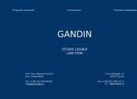 Sito di Gandin Studio Legale