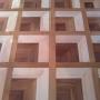 disegno in noce rovere e acero