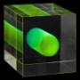 cubo in plexiglas flou'