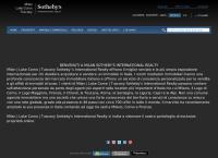 Sito di Milan Sotheby's International Realty