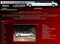 Sito di Passion Limousine Service