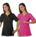 Casacca Donna Tiffany Nera e Fuxia