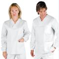 Casacche collo a V bianche unisex M lunga