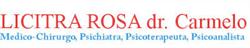 Licitra Rosa dr. Carmelo Medico Psichiatra Psicoterapeuta