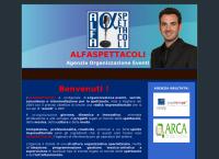 Sito di Alfa Spettacoli S.n.c di Ferrari G. e Giacobone S. Organizzazione Eventi