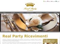 Sito di Real Party Ricevimenti Matrimoni Ricevi S.r.l Catering Real Party e Ricevimenti