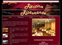 Sito di Pizzeria Ristorante Rustica di Arioli Stefania Ristorante, Pizzeria