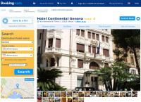 Sito di Hotel Continental Genova