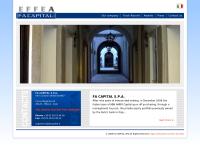 Sito di FA Capital S.p.a