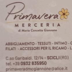 Abbigliamento Merceria Primavera