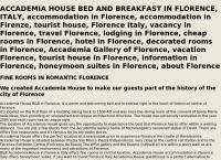 Accademia House bed and Breakfast di Firenze di Viti Marco