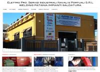 Sito di Elettro Pro. Servizi Industriali, Navali E Portuali S.R.L. - WELDING PATANIA IMPIANTI SALDATURA