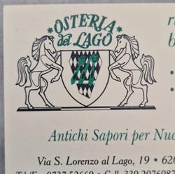 Osteria del Lago